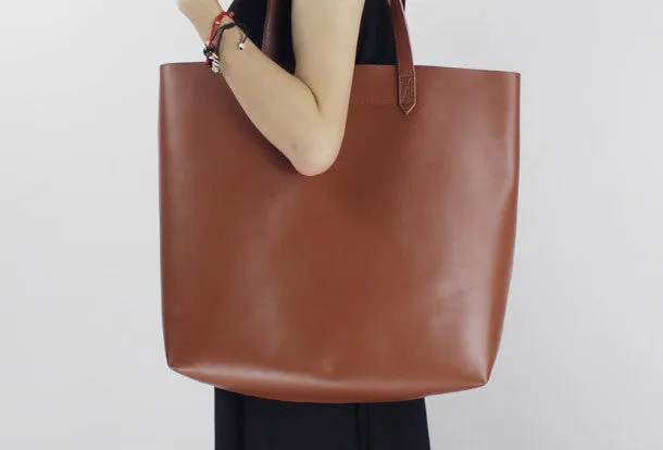 Genuine Leather handbag shoulder bag large tote for women leather shopper bag