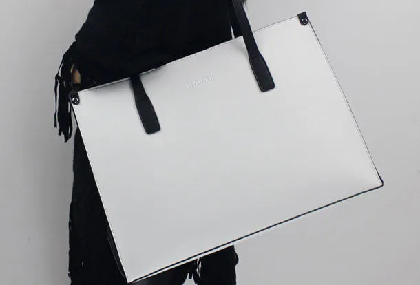 Genuine Leather handbag shoulder bag large tote for women leather shopper bag