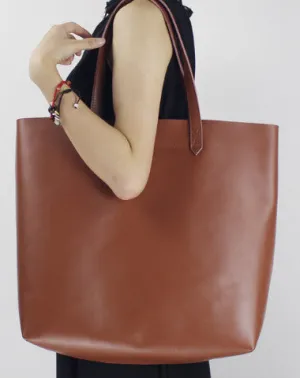 Genuine Leather handbag shoulder bag large tote for women leather shopper bag