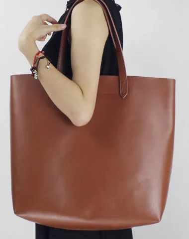 Genuine Leather handbag shoulder bag large tote for women leather shopper bag