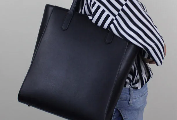 Genuine Leather handbag shoulder bag large tote for women leather shopper bag
