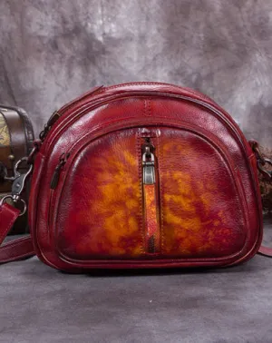 Genuine Leather Handbag Vintage Bag Crossbody Bag Shoulder Bag Purse For Women