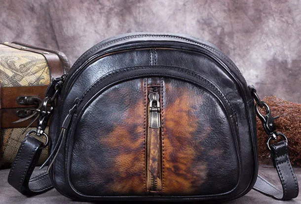 Genuine Leather Handbag Vintage Bag Crossbody Bag Shoulder Bag Purse For Women