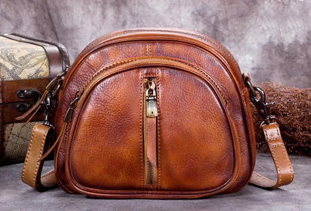 Genuine Leather Handbag Vintage Bag Crossbody Bag Shoulder Bag Purse For Women