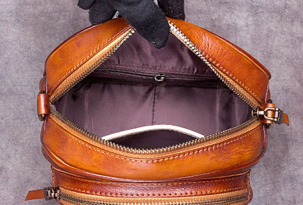 Genuine Leather Handbag Vintage Bag Crossbody Bag Shoulder Bag Purse For Women