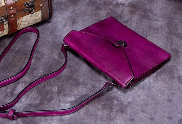 Genuine Leather Handbag Vintage Bag Shoulder Bag Crossbody Bag Purse Clutch For Women