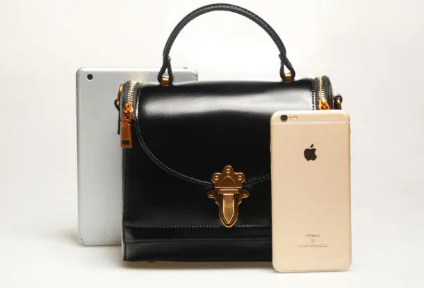 Genuine Leather handbag Womens Fashion shoulder bag for women leather Side bag