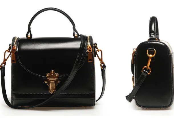 Genuine Leather handbag Womens Fashion shoulder bag for women leather Side bag