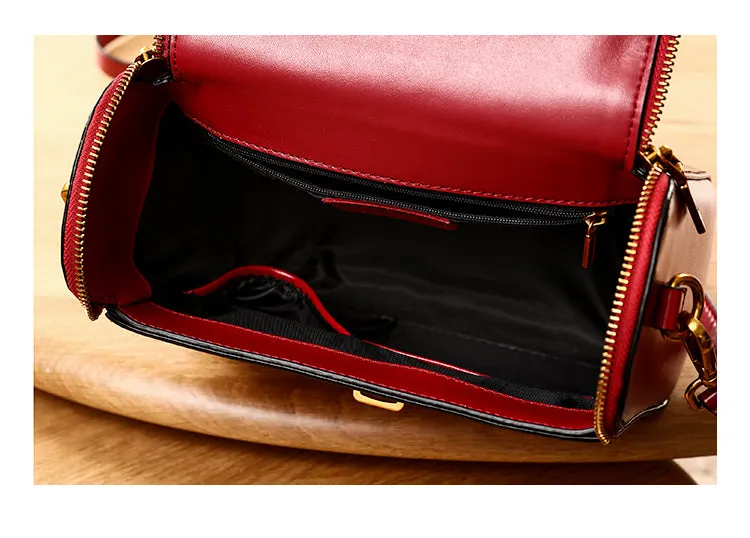 Genuine Leather handbag Womens Fashion shoulder bag for women leather Side bag