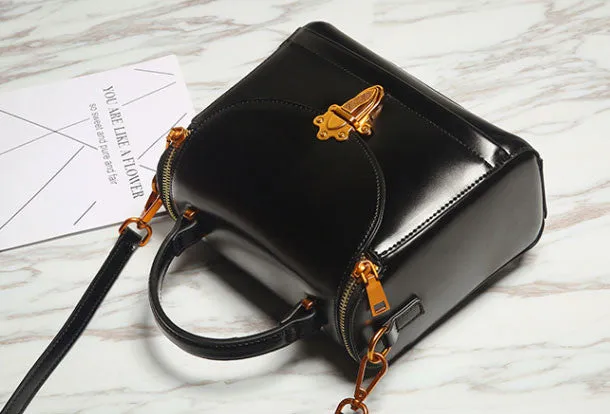 Genuine Leather handbag Womens Fashion shoulder bag for women leather Side bag