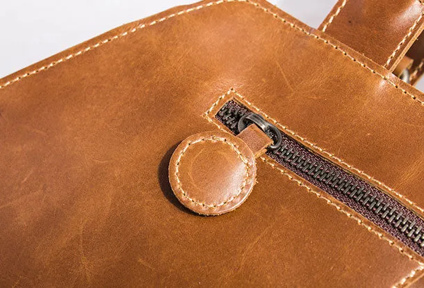 Genuine Leather Handmade Wooden Handbag Bag Shoulder Bag Purse For Women