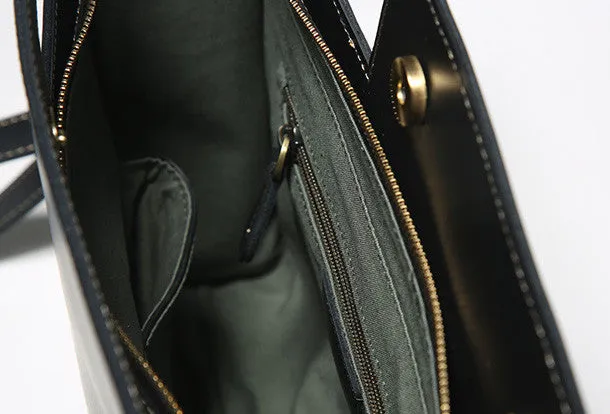 Genuine leather men clutch bag messenger large vintage shoulder bag vintage bag