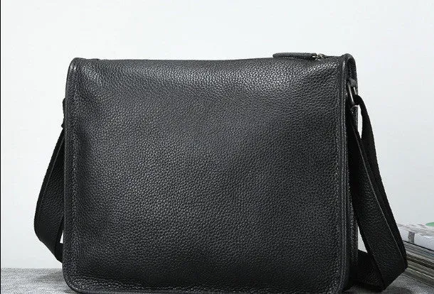 Genuine leather men satchel bag messenger large vintage shoulder laptop bag vintage bag