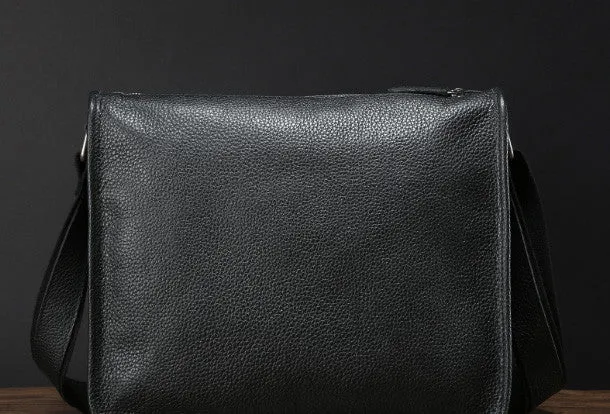 Genuine leather men satchel bag messenger large vintage shoulder laptop bag vintage bag