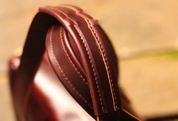 Genuine Leather Mens Briefcase Messenger Bag Laptop Bag Shoulder Bag for men