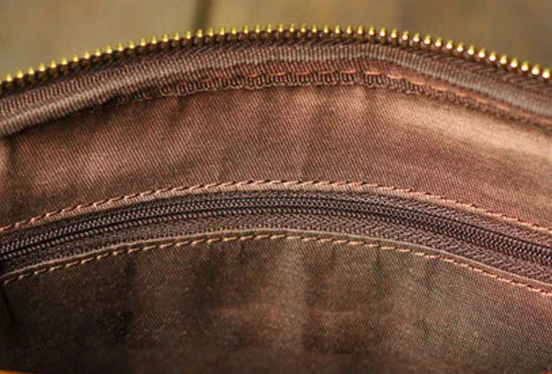 Genuine Leather Mens Cool Messenger Bag iPad Bag Chest Bag Bike Bag Cycling Bag For Men
