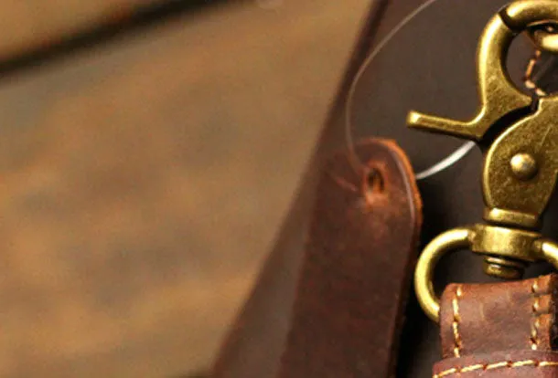 Genuine Leather Mens Cool Messenger Bag iPad Bag Chest Bag Bike Bag Cycling Evelope Cluth Bag For Men