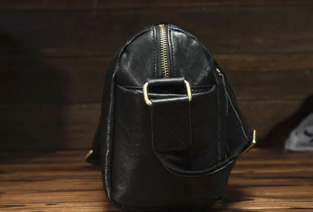 Genuine Leather Messenger Bag Chest Bag Sling Bag Crossbody Bag Travel Bag Hiking Bag For Mens