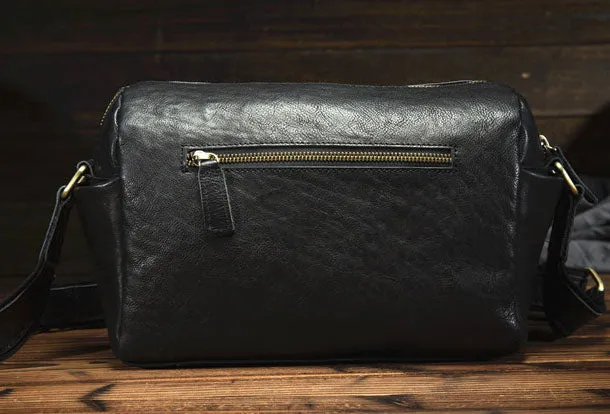 Genuine Leather Messenger Bag Chest Bag Sling Bag Crossbody Bag Travel Bag Hiking Bag For Mens