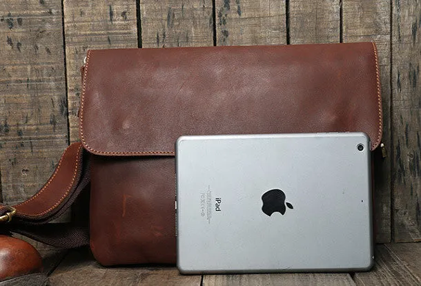 Genuine Leather messenger bag clutch leather men phone pad zip clutch vintage wallet for men
