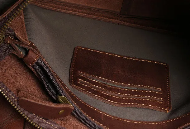 Genuine Leather messenger bag clutch leather men phone pad zip clutch vintage wallet for men