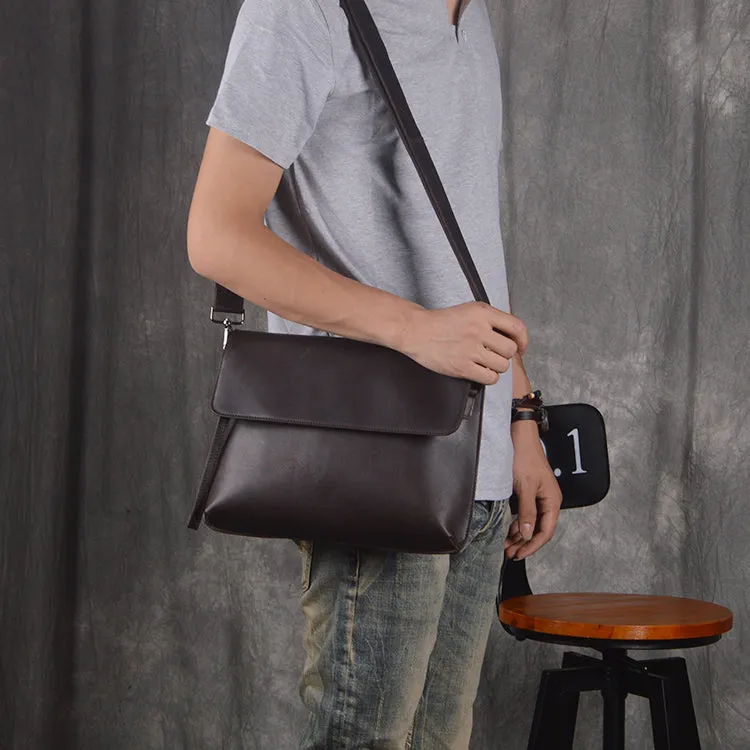 Genuine Leather messenger bag clutch leather men phone pad zip clutch vintage wallet for men
