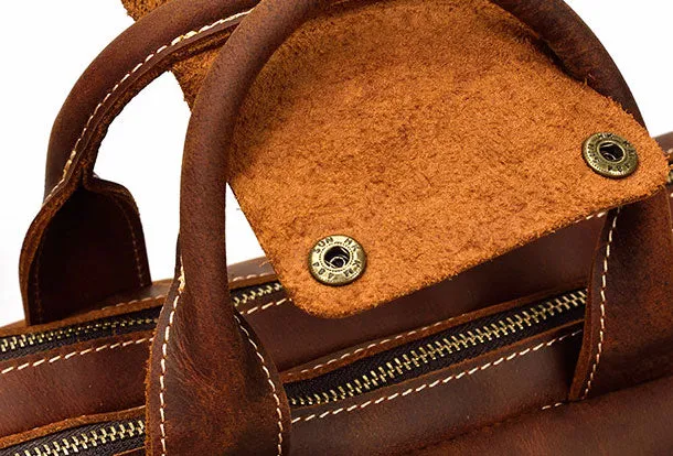 Genuine Leather Messenger Bag Cool Chest Bag Crossbody Bag Travel Bag Hiking Bag for men