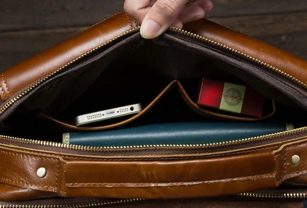 Genuine Leather Messenger Bag Cool Chest Bag Crossbody Bag Travel Bag Hiking Bag for men