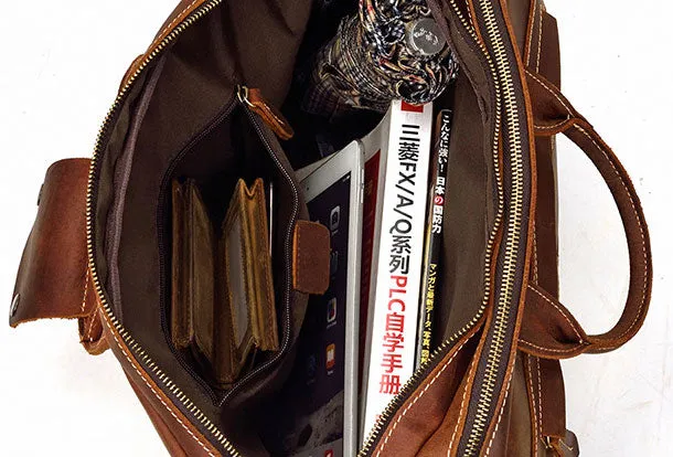 Genuine Leather Messenger Bag Cool Chest Bag Crossbody Bag Travel Bag Hiking Bag for men