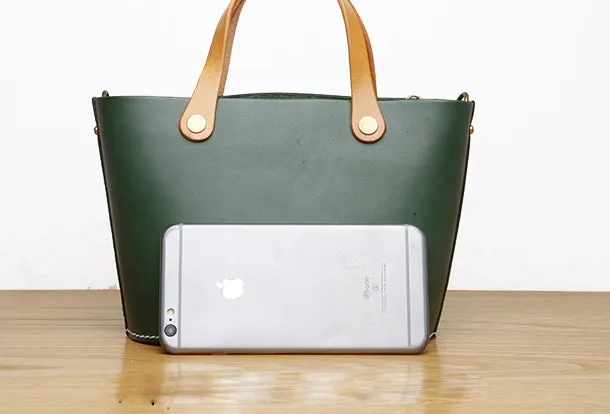 Genuine Leather Small Tote Bag Handbag Crossbody Bag Shoulder Bag Women Leather Purse