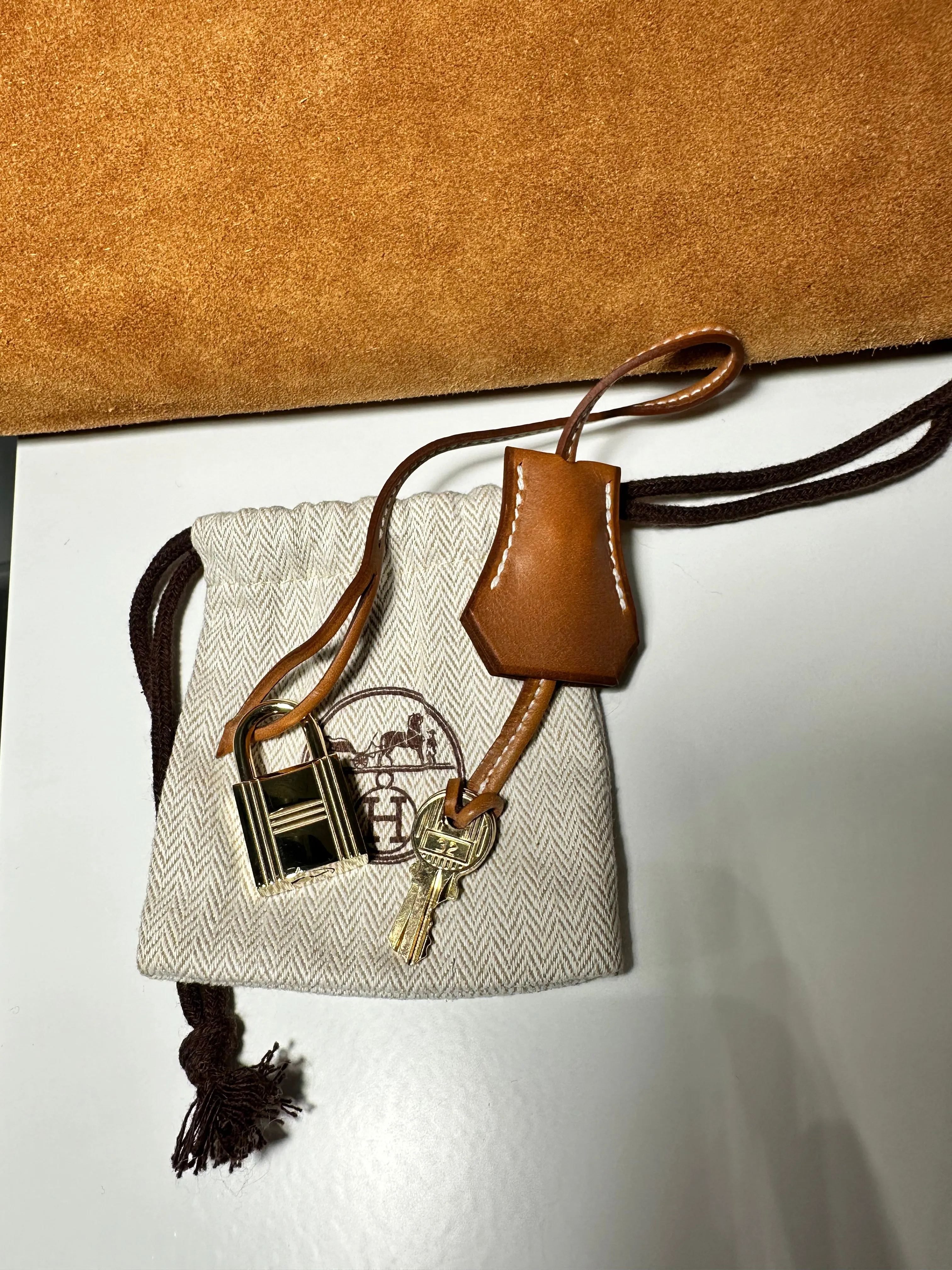 Gold Suede Grizzly Birkin 40 GHW