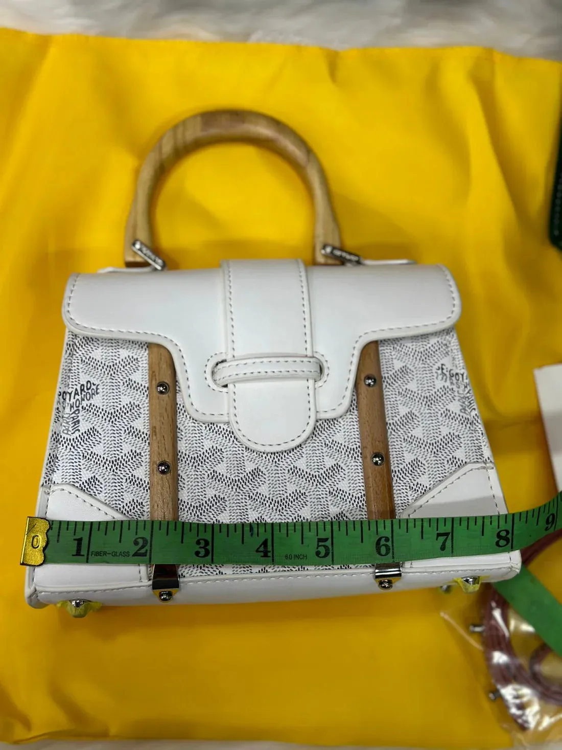 Goyard Top Handle Bag ??(White)