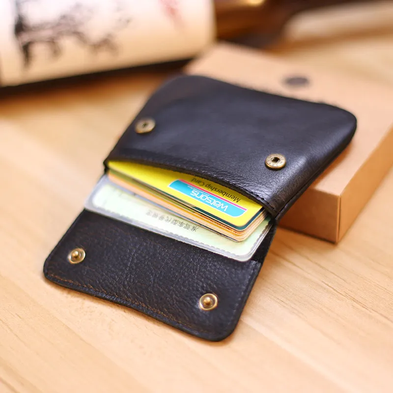 Gray Cute Women Leather Card Wallet Mini Coin Wallets Slim Gray Card Holder Wallets For Women