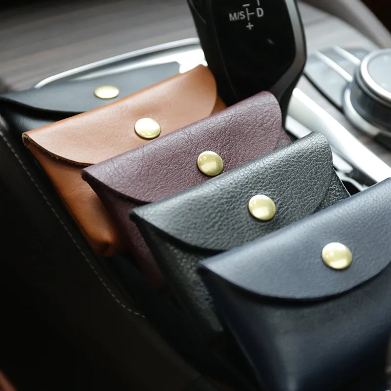 Green Cute Women Leather Card Wallet Mini Coin Wallets Slim Card Holder Wallets For Women