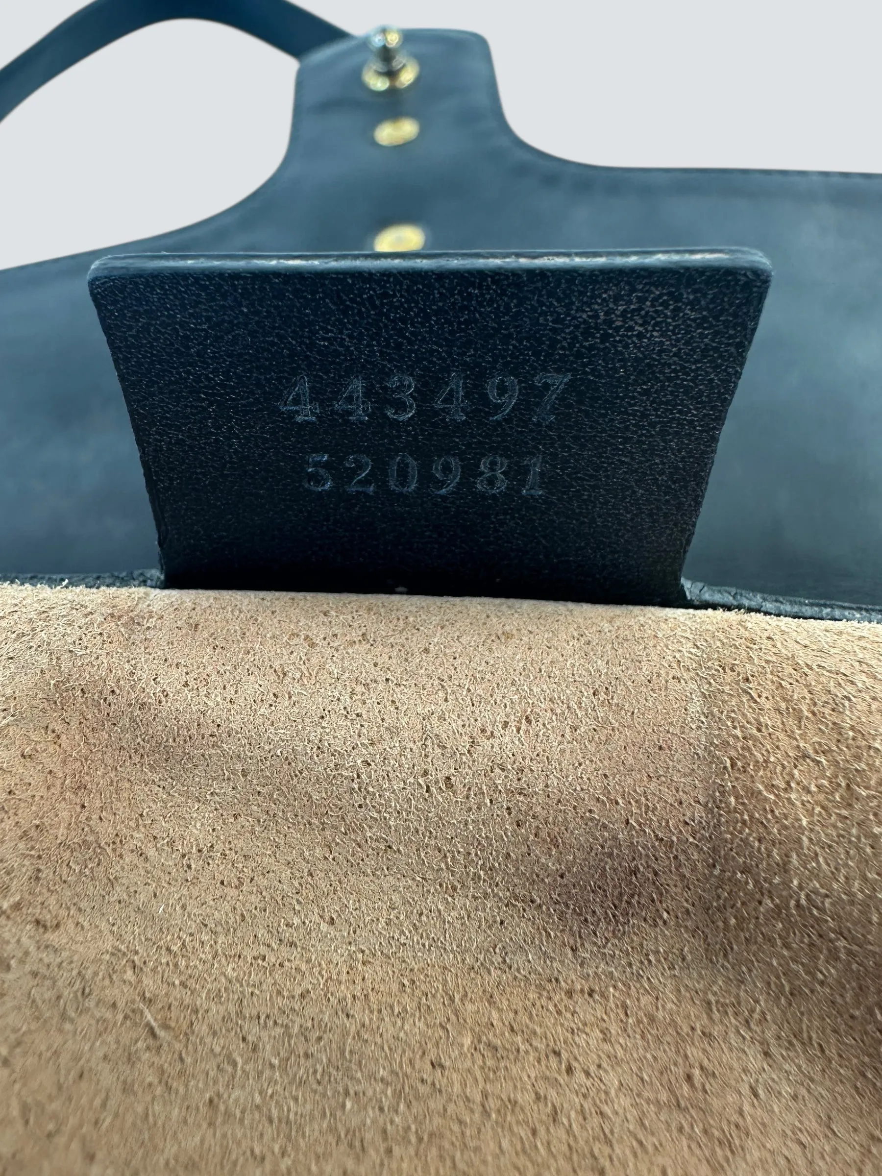 Gucci Black Leather Marmont handbag