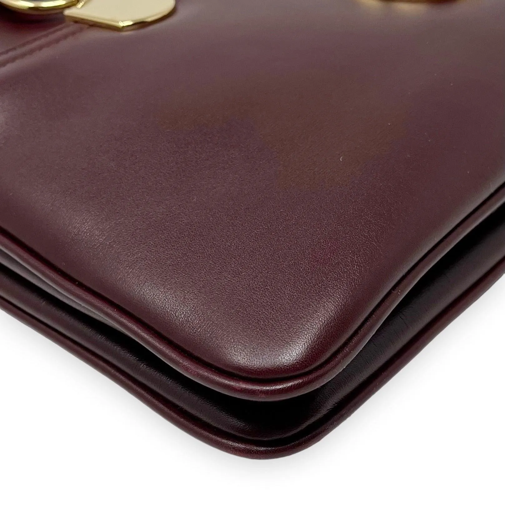 Gucci Burgundy Large Arli Shoulder Bag