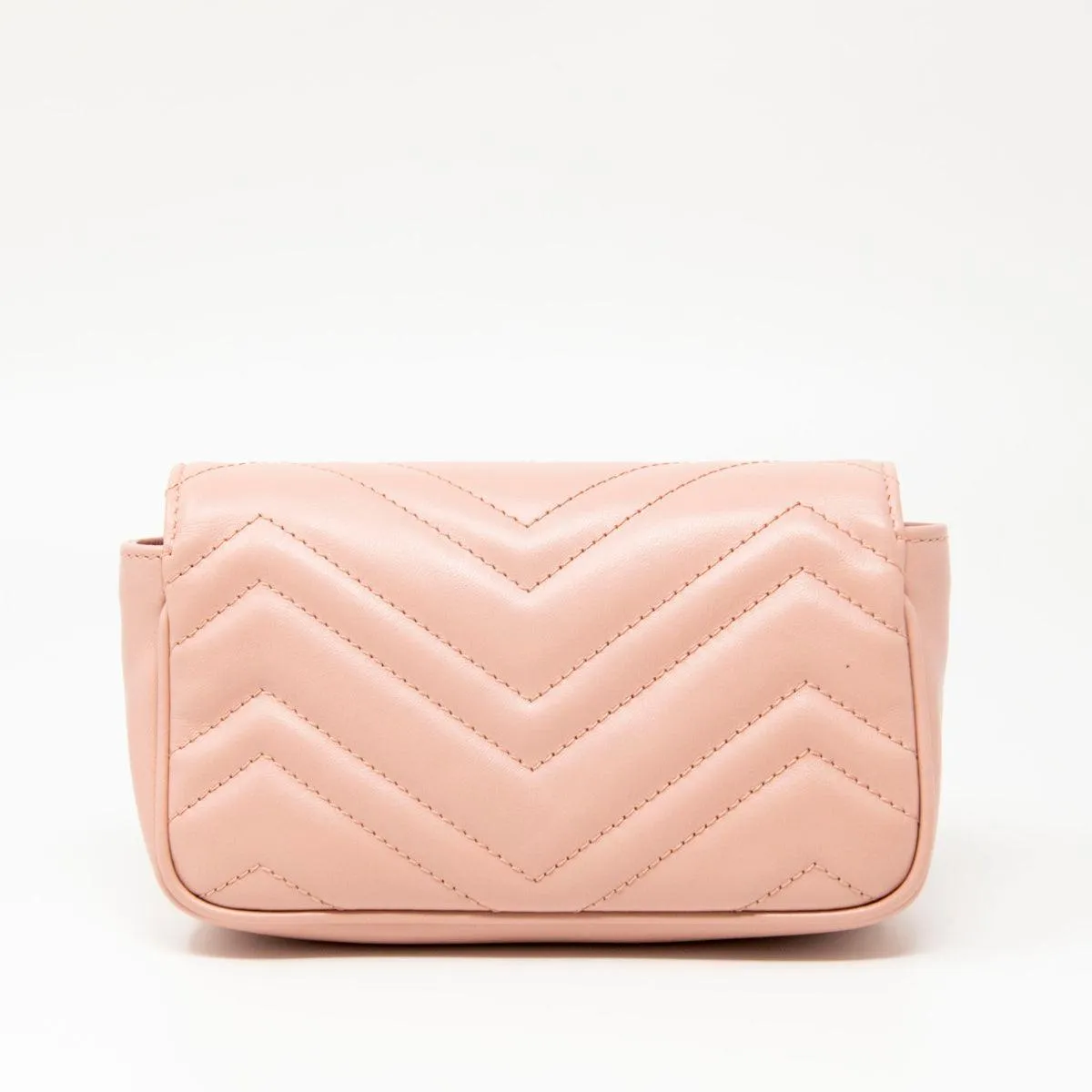 Gucci Pink GG Marmont Belt Bag 80