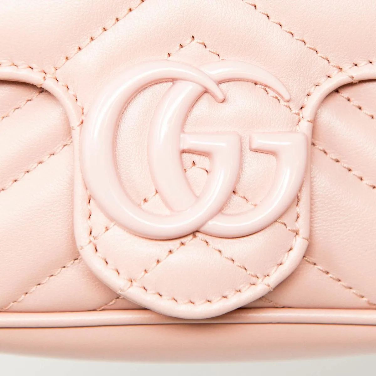 Gucci Pink GG Marmont Belt Bag 80