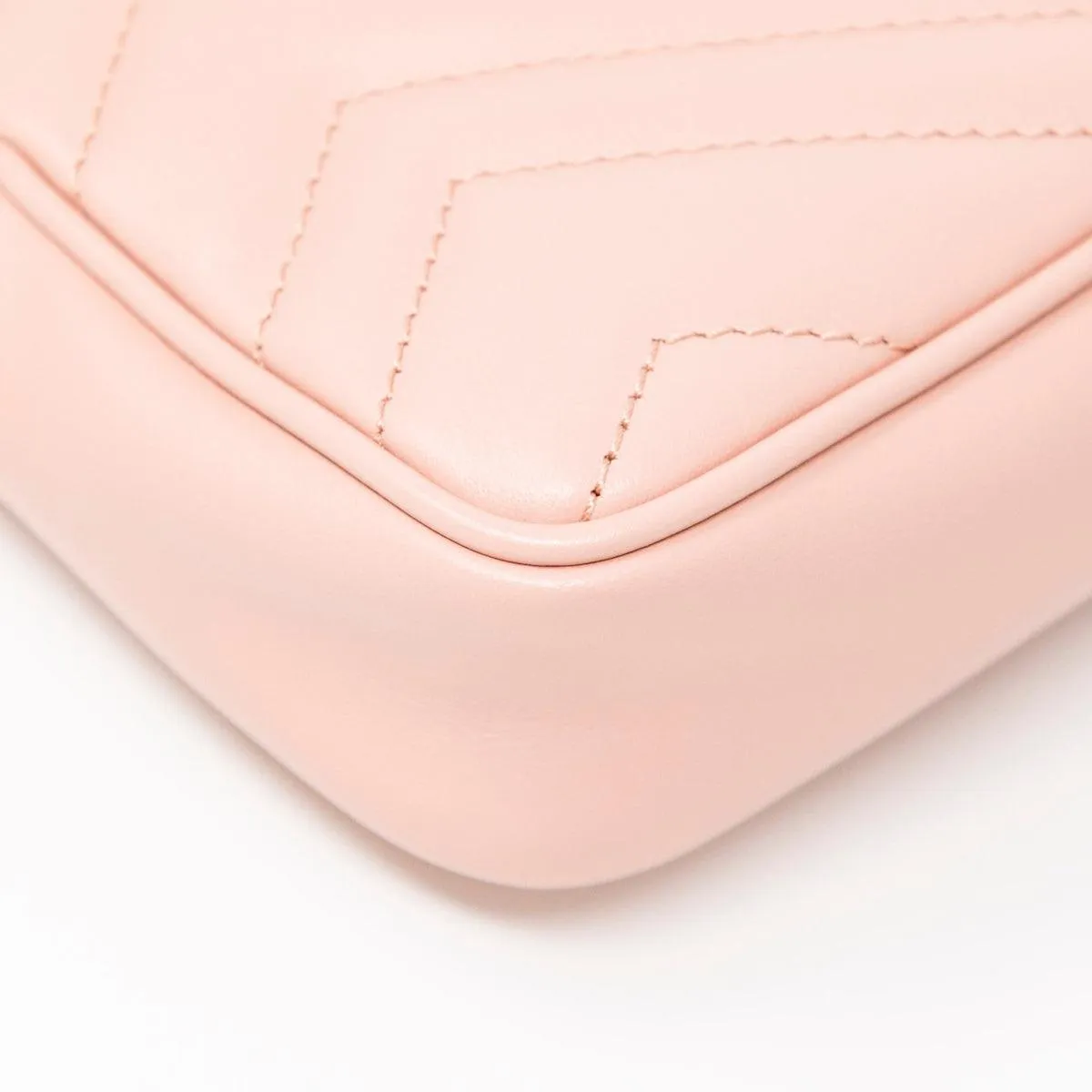 Gucci Pink GG Marmont Belt Bag 80