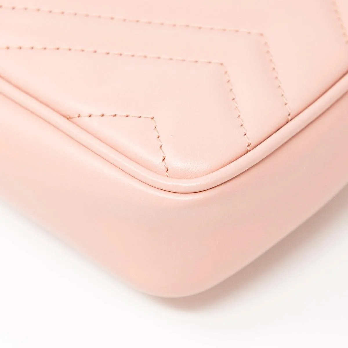 Gucci Pink GG Marmont Belt Bag 80
