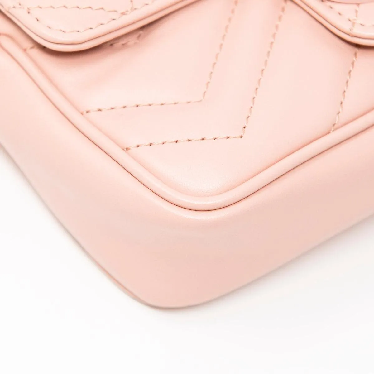 Gucci Pink GG Marmont Belt Bag 80