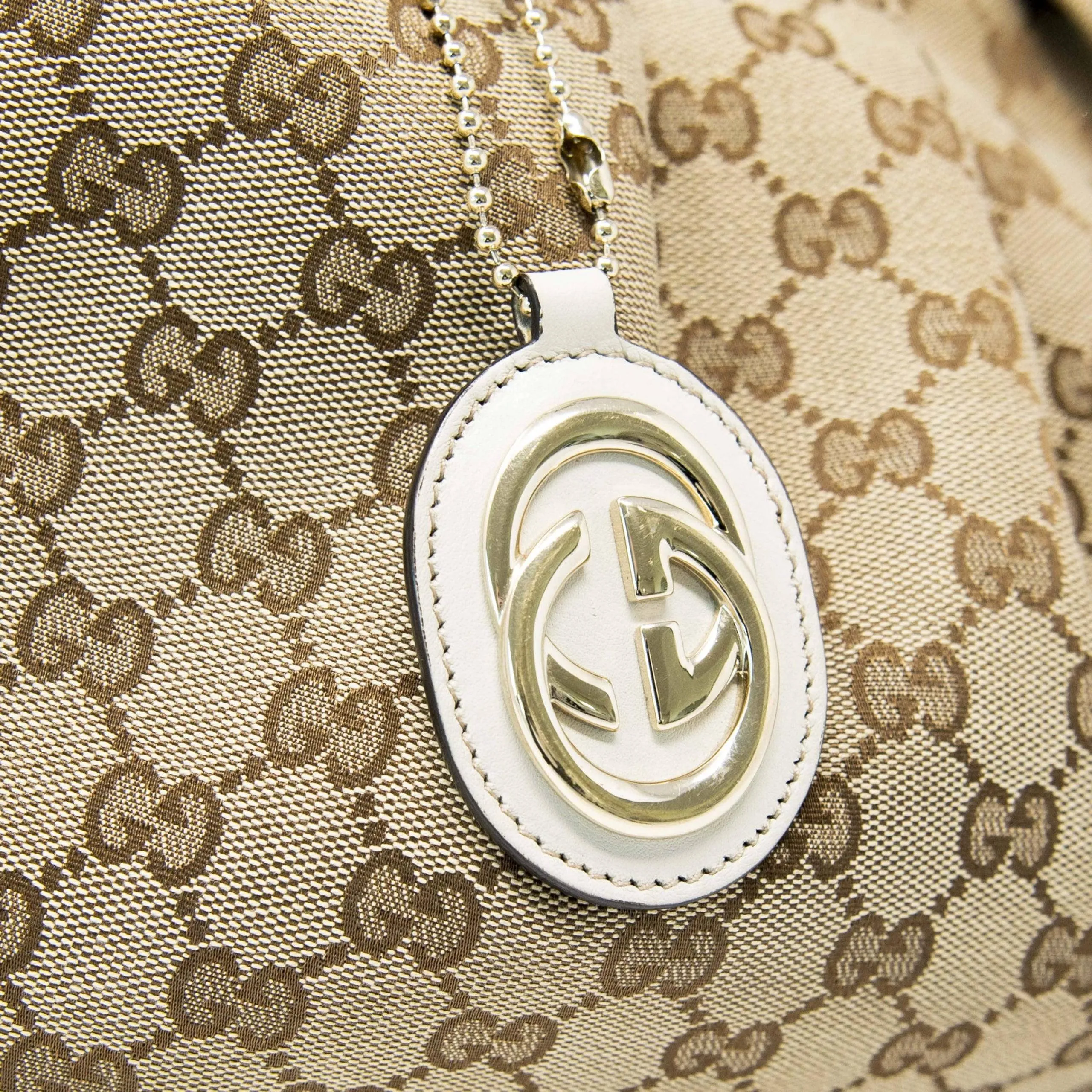 Gucci Vintage GG Canvas Tote
