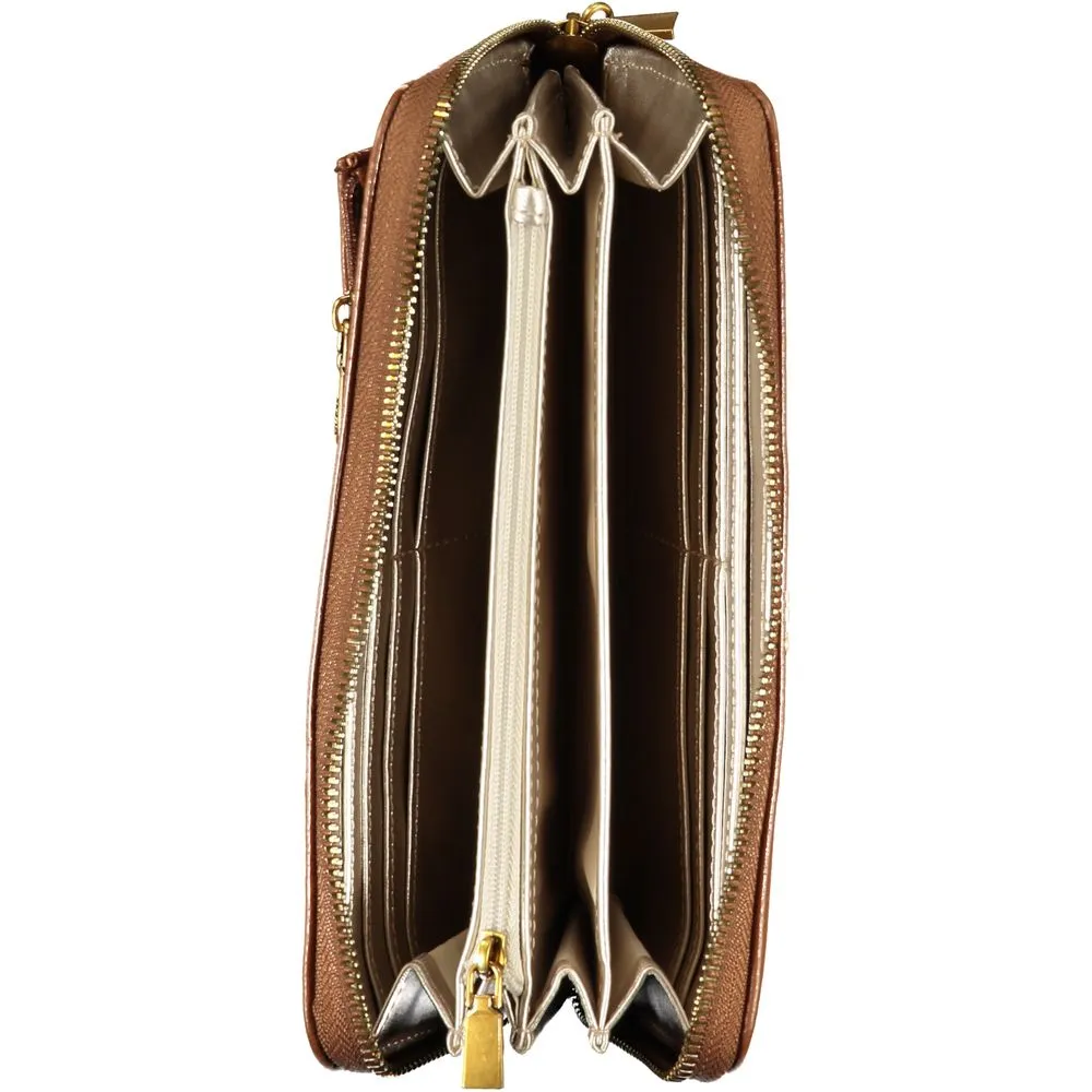 Guess Jeans Elegant  Zip Wallet with Multiple Women's Compartments