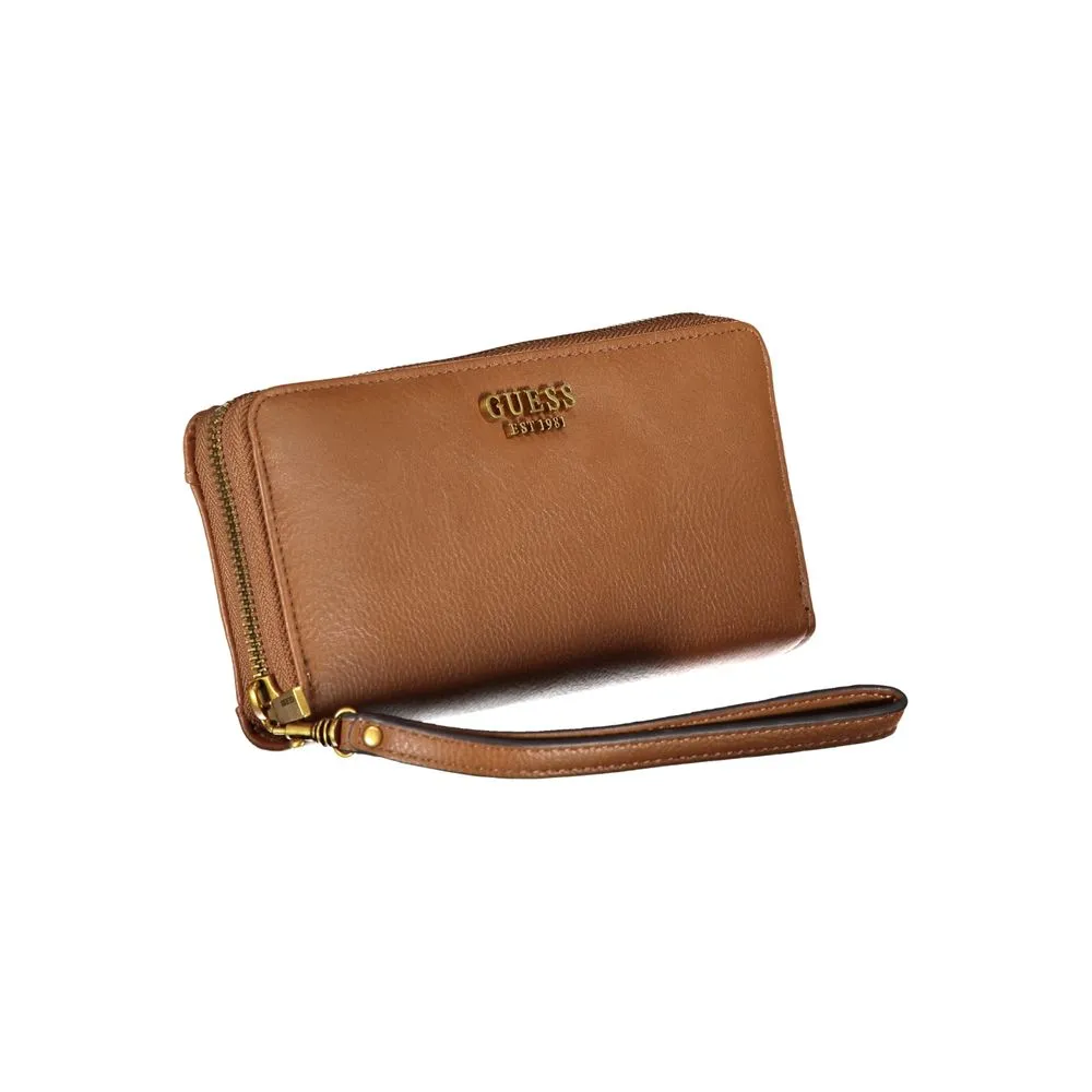 Guess Jeans Elegant  Zip Wallet with Multiple Women's Compartments