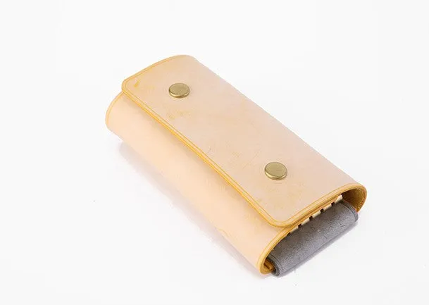 Handmade Cute LEATHER Womens Small Card Key Wallet Leather Key Wallet FOR Women