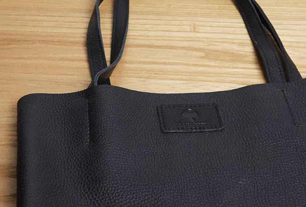 Handmade Genuine Leather Handbag Tote Bag Shopper Bag Shoulder Bag Purse For Women