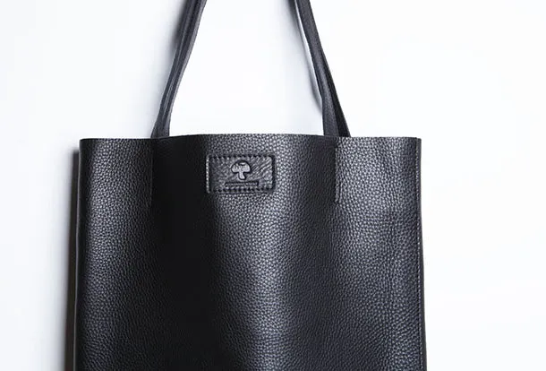 Handmade Genuine Leather Handbag Tote Bag Shopper Bag Shoulder Bag Purse For Women