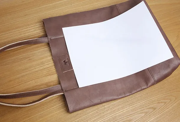 Handmade Genuine Leather Handbag Tote Bag Shopper Bag Shoulder Bag Purse For Women