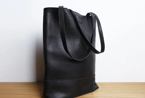 Handmade Genuine Leather Handbag Tote Bag Shopper Bag Shoulder Bag Purse For Women