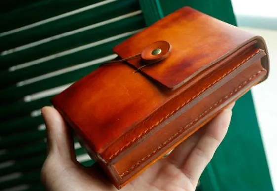 Handmade Leather Belt Pouch Mens Waist Bag CIGARETTE Pouch for Men